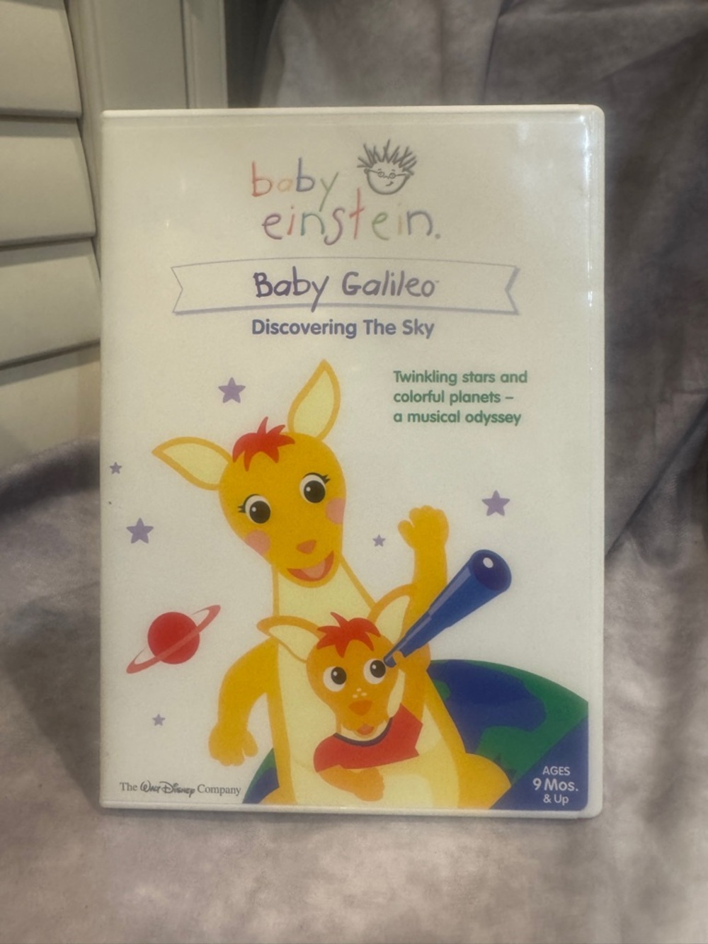Baby Einstein Baby‎ Galileo Discovering The Sky DVD - Yellow Character Art